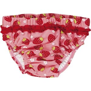 Playshoes UV herbruikbare Zwemluier Kinderen Aardbeien - Rood - Maat 62/68