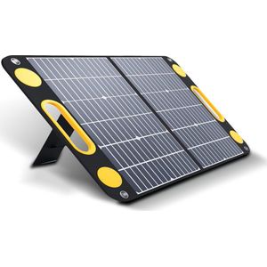 HEKO Solar® Zonnepaneel Unfold 60 - Solar Panel - 60W - Draagbaar Zonnepaneel - Opvouwbaar - Zonnepaneel Camper - Zonnepanelen Compleet Pakket - Plat Dak - Solar Charger - USB-C - Geschikt Voor Powerstation