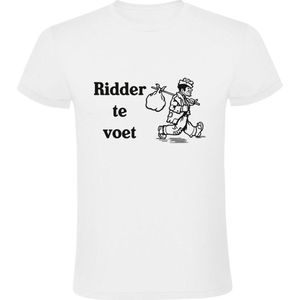 Ridder te voet Heren T-shirt | zwerver | arm | armoede