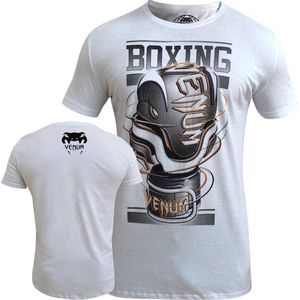 Venum Cutting Edge Boxing T Shirt Ice Vechtsport Artikelen - XXL