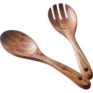 Slabestek - Slalepel - Opscheplepel - 26 cm - Hout