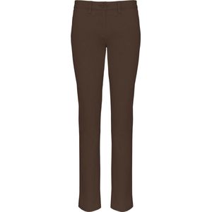 Kariban Dameschinobroek K741 - Chocolate - 38 NL (40 FR)