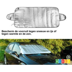 ***Anti vries deken auto - Anti-ijsdeken - vorstbeschermer - autoruit ontdooien - zonnescherm voorruit - van Heble® ***