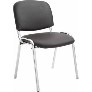stoel - vergaderstoel - 100% polyurethaan - Zwart - Bezoekersstoel