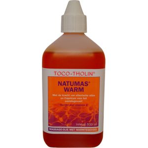 Toco Tholin Natumas Warm Massage Olie- 4 x 500 ml voordeelverpakking