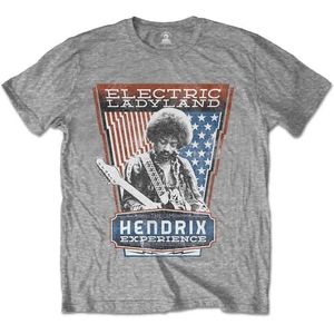 Jimi Hendrix - Electric Ladyland Heren T-shirt - XL - Grijs