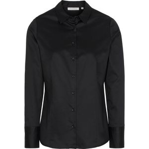 ETERNA dames blouse modern classic - zwart - Maat: 36