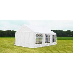 Classic Plus Partytent PVC 4x6x2 mtr in Wit