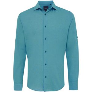 TRESANTI | CABRINI | Linnenmix shirt | turquoise | Size XXXL