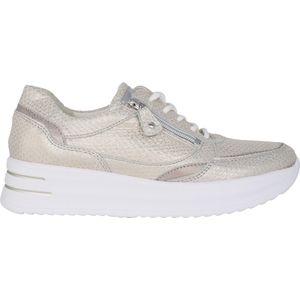 Waldläufer H-Arianna - dames sneaker - zilver - maat 39.5 (EU) 6 (UK)