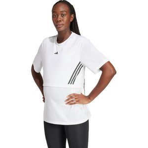 adidas Performance Zwangerschaps T-shirt - Dames - Wit- L