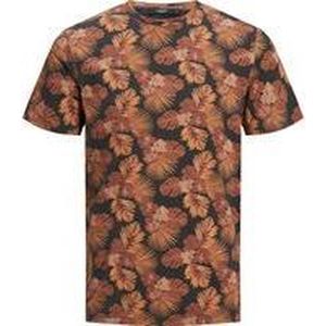 Jack & Jones - Heren JPRAARON TEE SS SH - Oranje - Maat S