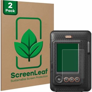 ScreenLeaf - Screenprotector voor Fujifilm Instax Mini LiPlay - Duurzame schermbescherming Folie Beschermfolie transparant (2 Stuks)