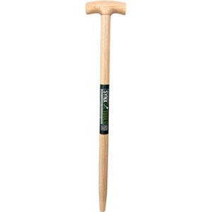 Synx Tools Spade steel 76cm – Essenhoutsteel - Steel voor spade – Spade steel hout - Schepsteel