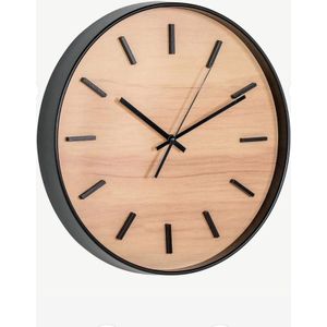 Wandklok zonder tikkende geluid, 30 cm, modern, kwarts, groot, werkt op batterijen, modern, digitale wandklok, eenvoudig af te lezen, voor kamer, thuis, keuken, slaapkamer, kantoor, school