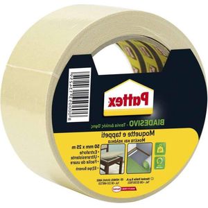 Dubbelzijdig plakband tape voor tapijten en vloeren - sterke kleefkracht - 50 mm x 25 m