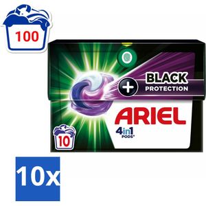 Ariel Revita Black - Wasmiddelcapsules - 4in1 Pods - Donkere Was - 10 Wasbeurten - Bulkverpakking - 10 stuks