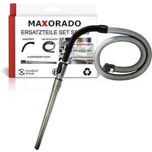 Maxorado Stofzuiger Set 3-delig geschikt voor Miele - Telescopische buis + handgreep + stofzuigerslang voor Complete, C3, S8 SERIES, 10563760, 7863552, 7863553, 7863554, 7863555