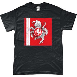 FC Twente Shirt - Het Twentse Ros - T-Shirt - Enschede - 053 - Voetbal - Artikelen - Zwart - Unisex - Regular Fit - Maat L