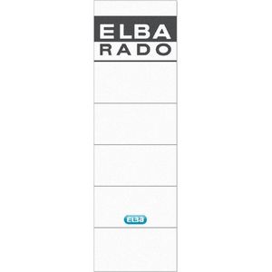 Rugetiket elba 59x190mm wit/grijs | Pak a 10 stuk