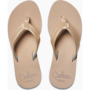 Reef Cushion Breezegolden Hour Dames Slippers - Gebroken wit/Zand - Maat 37,5