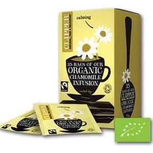 Clipper fairtrade infusion chamomile bio - 6 stuks