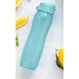 Tupperware Ecofles Plus 750ML - Drinkwaterfles - Outdoor - Fitness fles - Blauw kleur - Duurzaam en milieuvriendelijk.