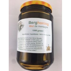 Honingland : Berghoning, Miel de montagne, Mountain honey. 1000 gram