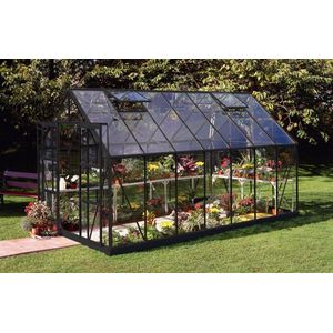 Royal Well - Tuinkas Magnum 148 veiligheidsglas Halls Greenhouses R...