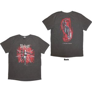 Slipknot - The Gray Chapter Star Heren T-shirt - M - Zwart