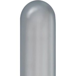 Qualatex - modelleerballonnen CHROME Silver 260Q (100 stuks)