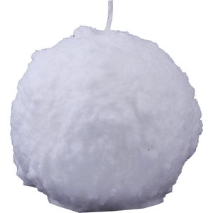 Sneeuwbal -kaarsen - sneeuwbol - glitters - kerst - kerstverlichting - per 2 stuks
