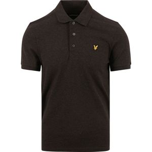 Lyle and Scott - Polo Charcoal - - Heren Poloshirt Maat XXL