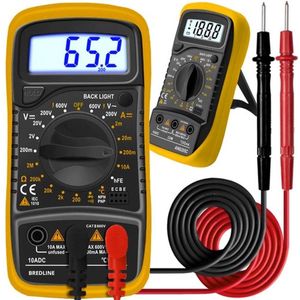 Bredline Digitale Multimeter - AC / DC - Multi Meter- volt meter-spanningsmeter-Multimeter digitaal-Multimeters