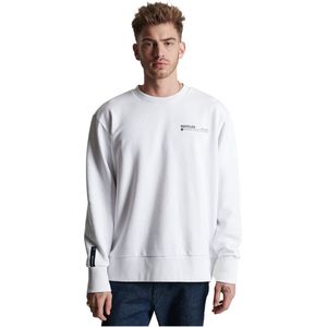 Superdry Studios Rcycl Micro Top Sweatshirt Wit S-M Man