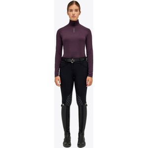 Shirt tech wol halve rits coltrui Dark Purple (3A00) - L | Winterkleding ruiter