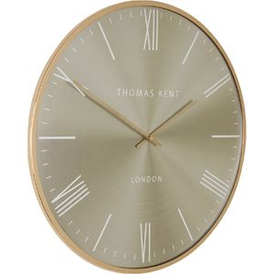 Thomas Kent - Wandklok rond Oyster S goud/goud - 40cm