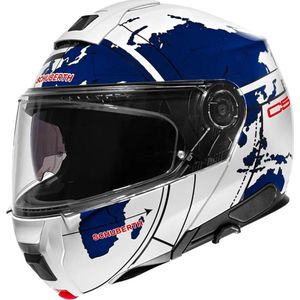Schuberth C5 Globe White Blue XL - Maat XL - Helm
