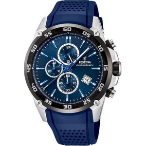 Festina The Originals Horloge - Festina heren horloge - Blauw - diameter 47 mm - roestvrij staal