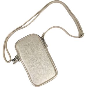 Flora & Co - Paris - Handig Crossbody hand/telefoontasje voor mobiel - gsm - parlemoer - 2 vakken