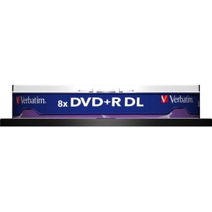 Verbatim 43666 DVD+R Double Layer Matt Silver Schijven