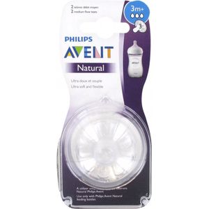 Philips Avent SCF043/27 Natural Speen - 3m+ - 2stuks