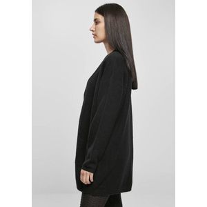 Urban Classics - Chunky Fluffy Knit Lange cardigan - L - Zwart