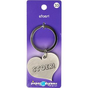 Hart sleutelhanger - Stoer