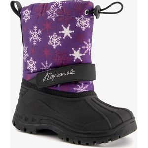 Gevoerde kinder snowboots paars - Maat 29 - Moonboots