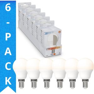 LED's Light Dimbare LED Lampen E14 - Dimbaar naar extra warm wit - 6 lampen