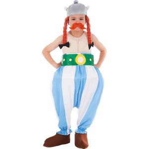 CHAKS - Asterix en Obelix Obelix kostuum voor kinderen - 122/128 (7-8 jaar) - Kinderkostuums