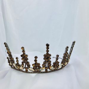 Zeer mooie luxe tiara kroontje / bruiloft / feest / haarversiering / haaraccesoires / gala / diadeem met steentjes  Zeer Uniek Goede en stevige kwaliteit