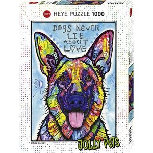 Heye Dogs Never Lie Legpuzzel 1000 stuk(s) Kunst