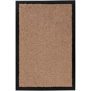 Droogloopmat Amsterdam - Deurmat Binnen – 100% Polyamide, Sterk & Duurzaam - Beige- 40x60 CM